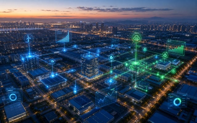 盐城市能碳双控智慧管理平台——城市能碳数据驾驶舱